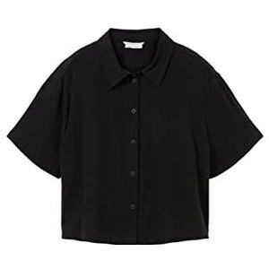Tom Tailor Denim dames 1036587 Bloes, 14482 - Deep Black, XS