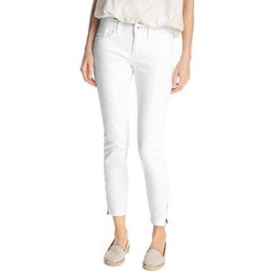 edc by ESPRIT Dames skinny jeans 7/8 lengte, wit (white 100), 32W
