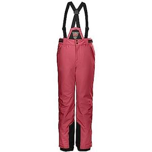 killtec meisjes Skibroek/functionele broek met afritsbaar bovenstuk, sneeuwvanger en randbescherming KSW 77 GRLS SKI PNTS, coral pink, 152, 37258-000