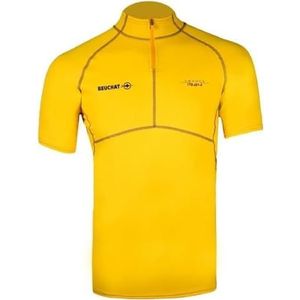 Beuchat Atoll T-shirt met UV-beschermingsfilter UPF 50+, heren, geel, maat XS