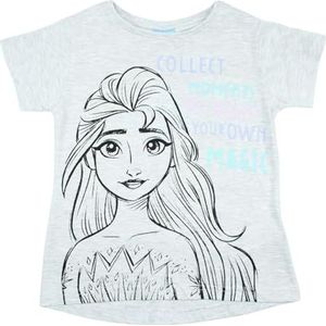 Frozen T-shirt voor meisjes, kleurrijk en grappig design, perfect voor filmfans, Blauw, 4 Jaren
