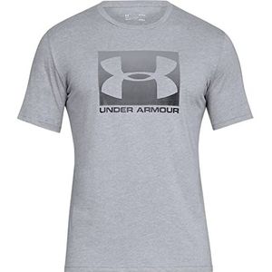 Under Armour UA BOXED SPORTSTYLE korte mouwen, stijlvol en comfortabel T-shirt voor heren, ademende gym- en fitnesskleding voor heren
