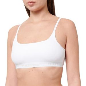 Tommy Hilfiger Dames ongevoerde bralette UW0UW0UW05536, Bralette, Wit, S, Wit (wit), S