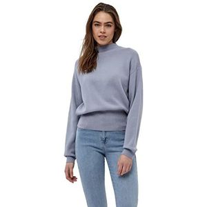 Minus Jose Knit Coltrui Trui, Dusty Blue, XL