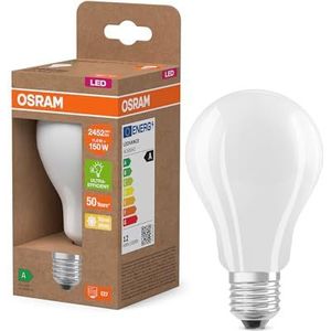 OSRAM LED-lamp in klassieke mini-kaarsvorm, met decoratieve LED-gloeidraad, energie-efficiëntieklasse A, E14, 1,2 W, 255 lm, 2700 K, warm wit. Zonder opwarming, 6-pack