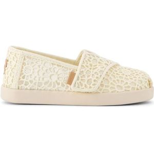 TOMS Alpargata Classic Slip-On Espadrille, natuurlijk Marokkaans haakwerk, 3 UK Kind, Natuurlijke Marokkaanse haak, 3 UK Child