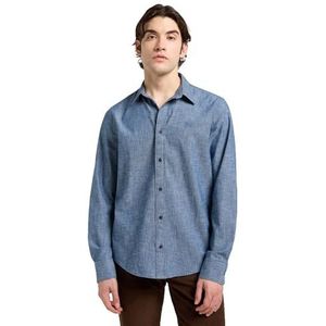 Lee - Patch Hemd - Marineblauw - Lange Mouwen