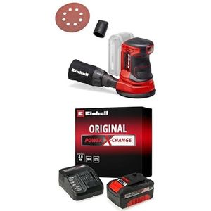 Einhell Accu Excentrische Schuurmachine TE-RS 18 Li-Solo Power X-Change (, 18 V, Zonder Accu En Lader) & Origineel Einhell Power X-Change startkit voor batterijen en laders (18 V,)