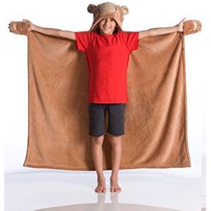 Kanguru Bear cape, beer, polyester, bruin, één maat, 4 stuks