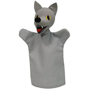 MUBRNO 22868A Wolf 28cm, handpop, meerkleurig