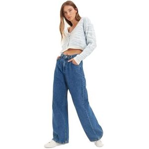 Trendyol Dames, Blauw, L