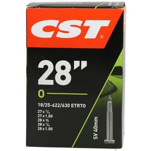 CST 071503 fietsbinnenband, zwart, 28"" 700 x 18/25C 18/25-622/630 SV40 mm