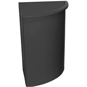 OFITURIA® Afneembare afvalcontainer voor vuilnisemmer van gerecycled PVC, hoge capaciteit, 3 liter, grijs