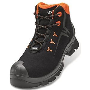 uvex 2 x uniseks brandwerende schoenen, Zwart oranje, 38 EU