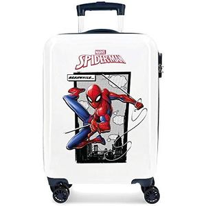 Marvel Spiderman Action, harde koffer voor kinderen, 55 cm, blauw (blauw), 37 x 55 x 20 cm, Blauw, 37x55x20 cms, Kindermode