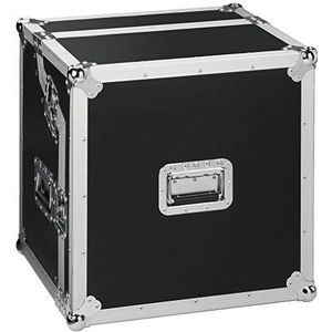MONACOR MR-246 Professionele DJ flightcase met ondiepe diepte, voor 482 mm apparaten (19""), zwart