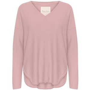 Part Two IliviasaPW Damestrui met lange mouwen, relaxed fit, Zilver Roze, L
