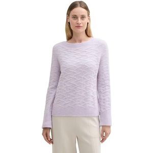 Trui - Geribbelde Kraag - Knitwear - Mélange - Lange Mouw - Normale Pasvorm