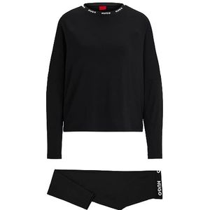 HUGO Dames Unite_Long Pyjama Set, zwart 1, XS