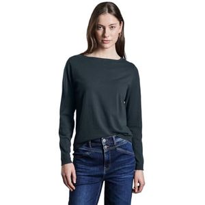 STREET ONE Basic trui, Cool Vintage Groen, 36
