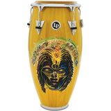 Latin Percussion Conga Santana Africa Speaks Quinto 11"" LP522X-SAS, Vibrant Yellow, Chrome Hardware