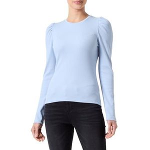 PIECES PCJANNA LS O-hals TOP MM, Cashmere Blue, M