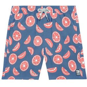 Tom & Teddy Heren/Jongens Blue & Rouge Citrus Zwembroek, blauw, 5-6 Jaar