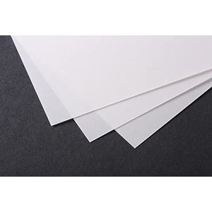 Clairefontaine - Ref 975146C - Traceerpapier (5 vellen) - 70x100cm formaat, 400g, hoge transparantie, glad oppervlak, zuurvrij, afdrukbaar - Geschikt voor inkt, marker en potlood