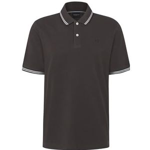 bugatti Poloshirt voor heren, basic, korte mouwen, moderne pasvorm, 90-bruin, L