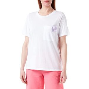 bugatti Dames W8600-43397 T-shirt korte mouwen, wit-10, zandard, wit-10, XS