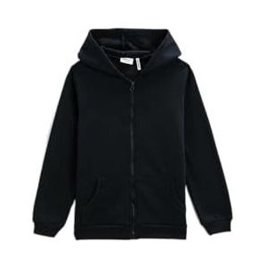 Koton Sweatshirt met ritssluiting, marineblauw, 701, 5-6 jaar, voor meisjes, marineblauw (701), 5-6 Jaren