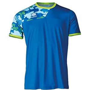 Luanvi Sportshirt voor heren | model Army in blauw | T-shirt van interlock-stof - maat 4XS, standaard, Blauw, 4XS