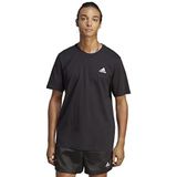 adidas Essentials Single T-shirt met korte mouwen Zwart L