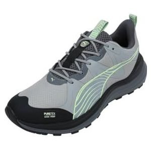 PUMA Reflect Lite Trail PTX hardloopschoen voor dames, Smokey Grey PUMA Black Fizzy Apple, 39 EU