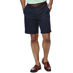 Haggar Heren Cool 18, klassieke pasvorm, verlengbare taille, korte, normale en groot-en-lange maten, Donkerblauw, 52