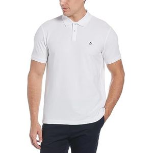 ORIGINAL PENGUIN Daddy Polo Org PIQ S Shirt voor heren, Helder Wit, S