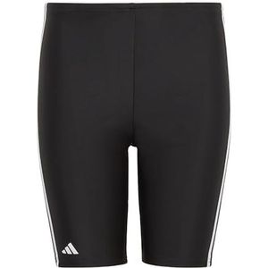 adidas Jongens Classic 3-Stripes Swim Jammers, Black/White, 9-10 Years