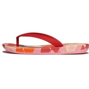 Fitflop iQUSHION Kids Junior FLOWERZ ERG. FLIP-Flops, Rood, 13 UK Kind, Rood, 13 UK Child