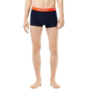 Lacoste Boxershorts voor heren, marineblauw/sequoia-sunrise-sp, XS