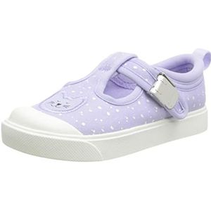 Clarks Jongens Meisjes City Dance T. Sneaker, Lila Canvas, 20 EU, Lila Canvas