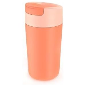 Joseph Joseph Sipp Steel Travel Mok Large - 454 ml (16fl.oz) - Koraal