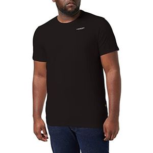 G-Star Raw Slim Base R T S T-Shirt heren , zwart (Dk Black C723-6484) , XXL