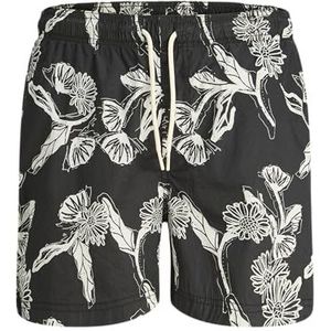 Jack & Jones Jpstmaui Jjswim Vintage AOP AKM, zwart, XL