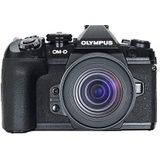 Olympus OM-D E-M1 Mark II Micro-Four-Thirds-Systeemcamera Kit V207063BE000, Incl. M.Zuiko Digital ED 12-45mm F4 PRO Lens, 20 MP Sensor, 5-Assige Beeldstabilisatie, Krachtige Autofocus, 4K Video, Zwart