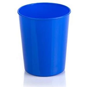 Kimmel Beker drinkbeker tandenborstelbeker kunststof beker partybeker plastic beker kinderbeker beker onbreekbaar stapelbaar herbruikbaar camping grillen picknick en outdoor 250 ml blauw