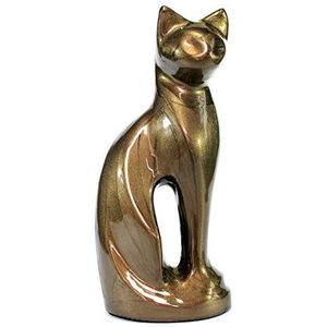 Esplanade - Cat Kitten Shape Crematie urn | Memorial Funeral Burial Full Size urn voor as| Grootte - 9"".