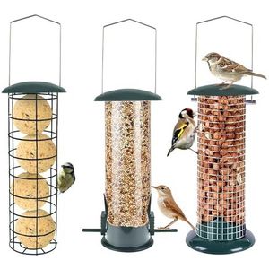 Jacobi Jayne® Ring-Pull® Click Medium Pinda Vogelvoederbak voor tuin en wilde vogels - Jacobi Jayne® Ring-Pull® Click Medium Pinda Feeder, groen - Heavy Duty metalen vogelvoederbak, perfect voor het
