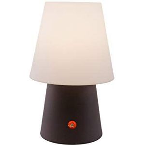 8 seasons design Lamp No.1 bruin (30 cm, LED, dimbaar), staande lamp, tafellamp, weer- en vorstbestendig, binnen en buiten, bruin