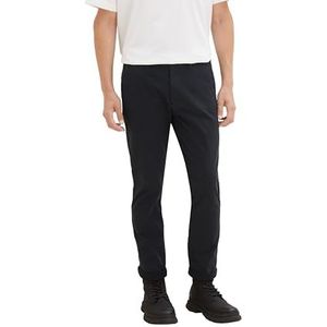 TOM TAILOR Travis Slim chinobroek voor heren met stretch, 10327 - Dusty Black, 28W / 32L