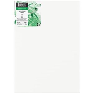 Liquitex 416050070 Recycled Canvas, gemaakt van 100% recycled plastic, hoge kwaliteit canvas met 565 g/m², FSC, 3-voudig gegrond voor olie - & acrylverf - Traditioneel - 50x70cm